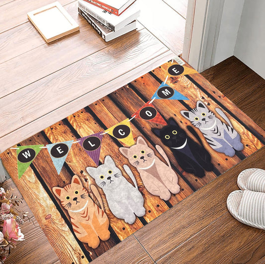 Door Mat Indoor/Outdoor Non Slip Bold Entrance Welcome Mat 69.5cmx44.5cm
