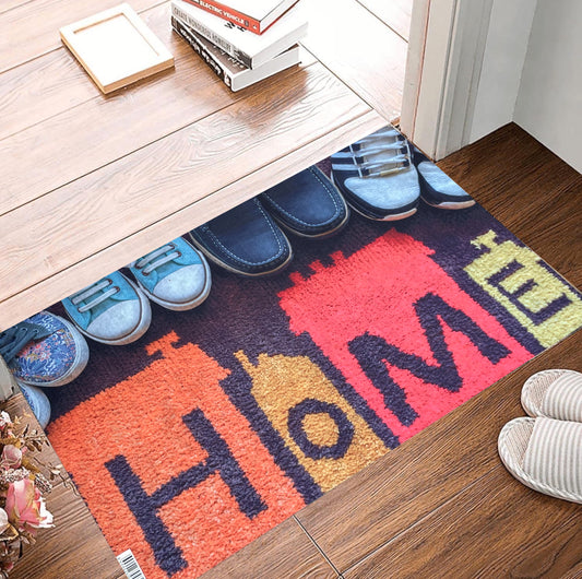 Door Mat Indoor/Outdoor Non Slip Bold Entrance Welcome Mat 69.5cmx44.5cm