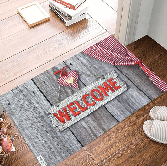 Door Mat Indoor/Outdoor Non Slip Bold Entrance Welcome Mat 69.5cmx44.5cm