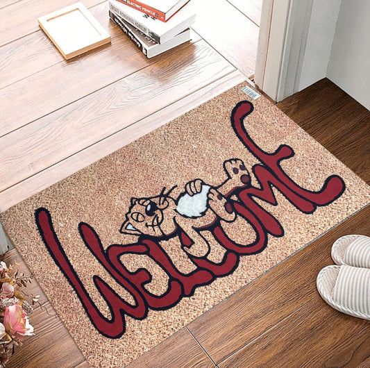 Door Mat Indoor/Outdoor Non Slip Bold Entrance Welcome Mat 69.5cmx44.5cm