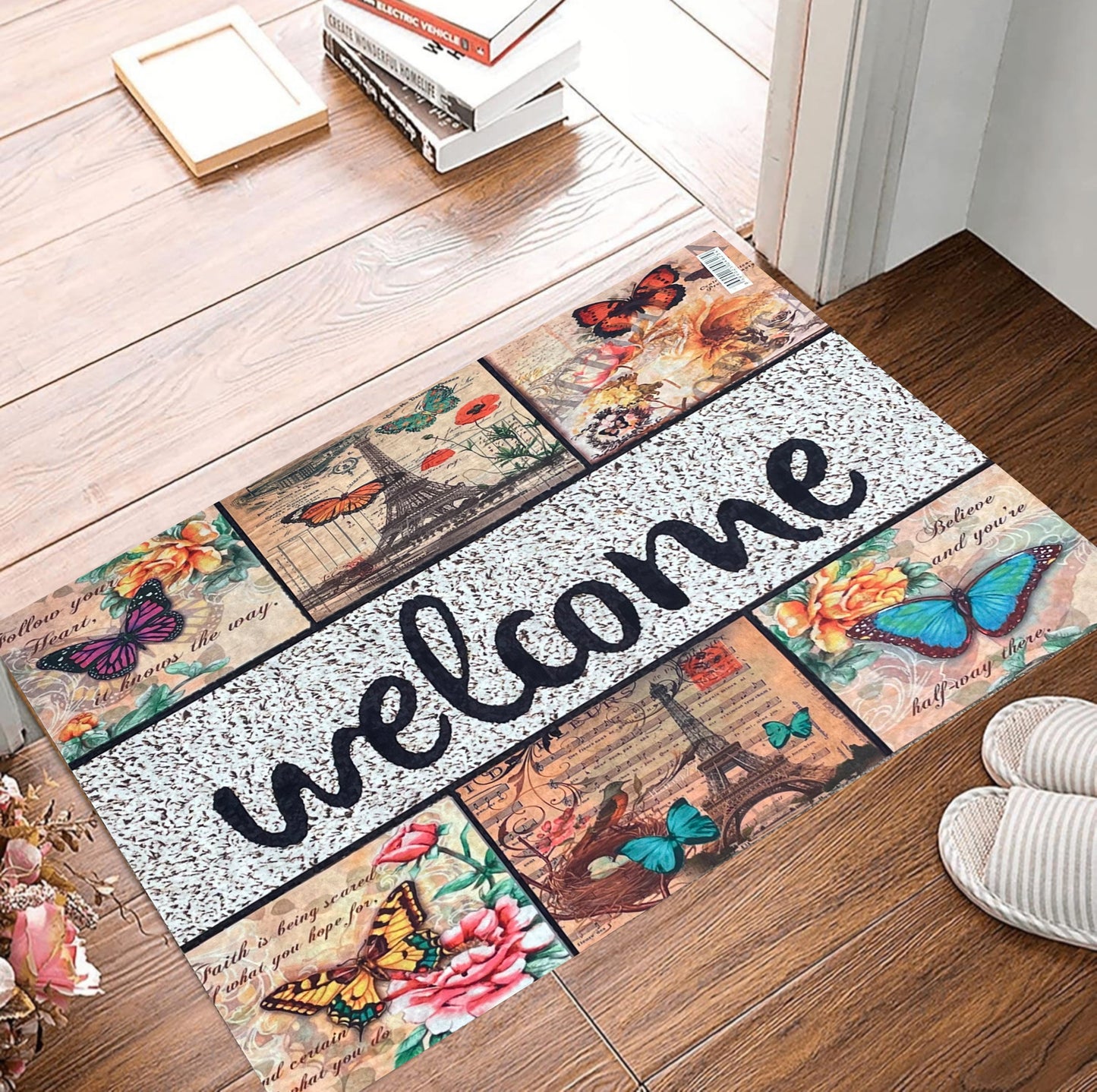 Door Mat Indoor/Outdoor Non Slip Bold Entrance Welcome Mat 69.5cmx44.5cm