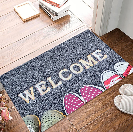 Door Mat Indoor/Outdoor Non Slip Bold Entrance Welcome Mat 69.5cmx44.5cm