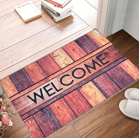 Door Mat Indoor/Outdoor Non Slip Bold Entrance Welcome Mat 69.5cmx44.5cm