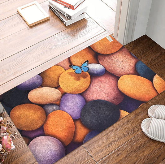 Door Mat Indoor/Outdoor Non Slip Bold Entrance Welcome Mat 69.5cmx44.5cm