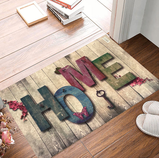 Door Mat Indoor/Outdoor Non Slip Bold Entrance Welcome Mat 69.5cmx44.5cm