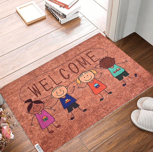 Door Mat Indoor/Outdoor Non Slip Bold Entrance Welcome Mat 69.5cmx44.5cm
