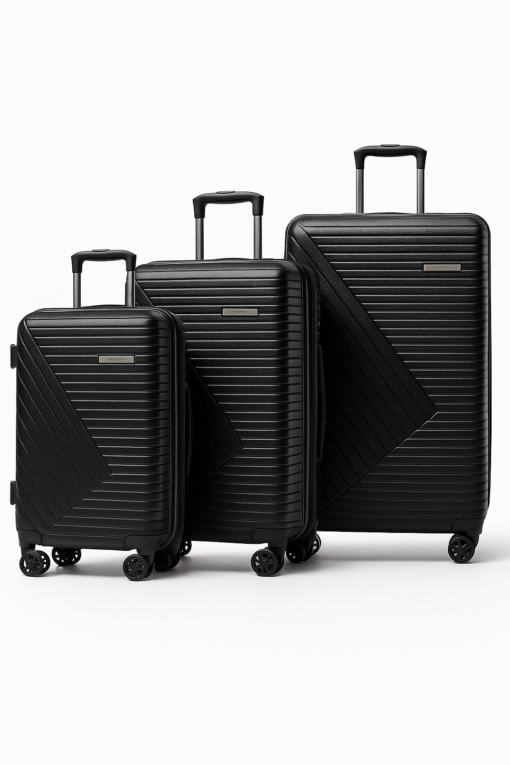 3-Pice Navy Suitcase Travel Set 20"+24+28"