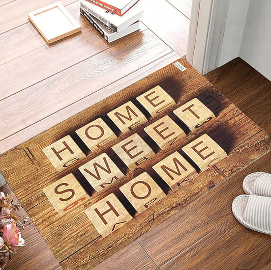 Door Mat Indoor/Outdoor Non Slip Bold Entrance Welcome Mat 69.5cmx44.5cm