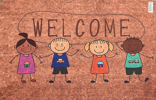 Door Mat Indoor/Outdoor Non Slip Bold Entrance Welcome Mat 69.5cmx44.5cm