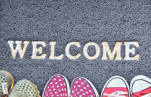 Door Mat Indoor/Outdoor Non Slip Bold Entrance Welcome Mat 69.5cmx44.5cm