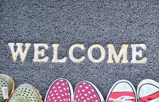 Door Mat Indoor/Outdoor Non Slip Bold Entrance Welcome Mat 69.5cmx44.5cm