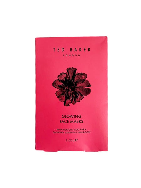 Ted Baker Peony & Camellia Glowing Face Masks 3 X 26G