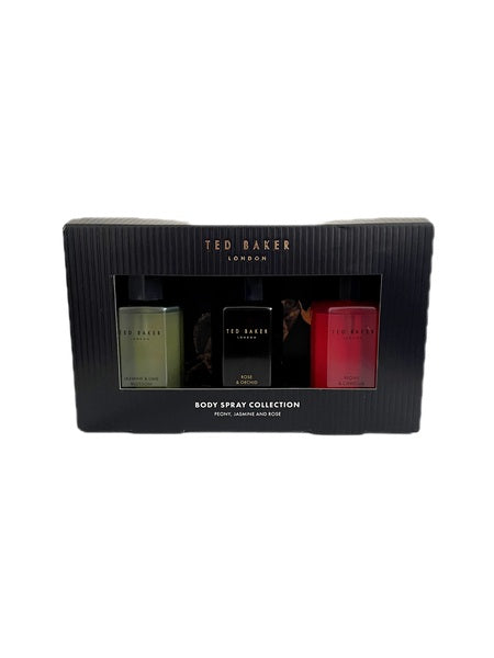 Ted Baker Body Spray Collection Peony 50ml, Jasmine50ml and Rose 50ml