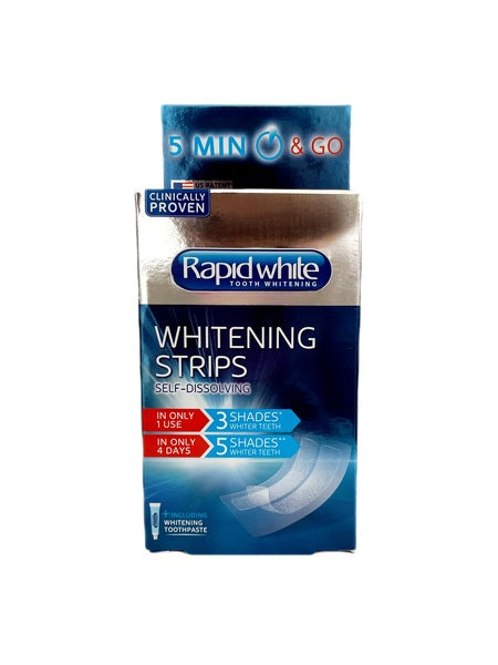 Rapid White 5 Minute Teeth Whitening Strips