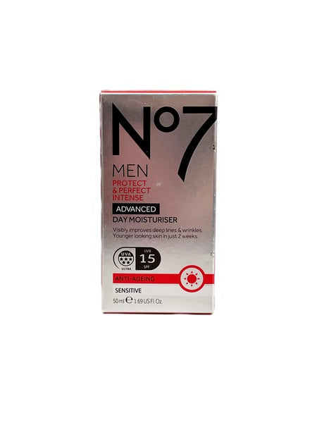 No7 Men - Protect & Perfect Intense - Advanced Day Moisturiser - SPF15 - Anti-Ageing-50ml