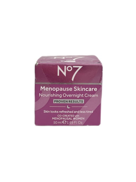 No7 Menopause Skincare Nourishing Overnight Cream 50ml