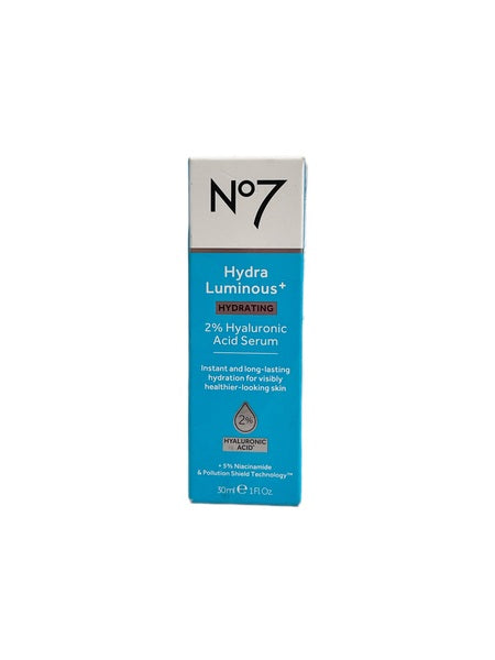 No7 HydraLuminous Hydrating 2% Hyaluronic Acid Serum 30ml